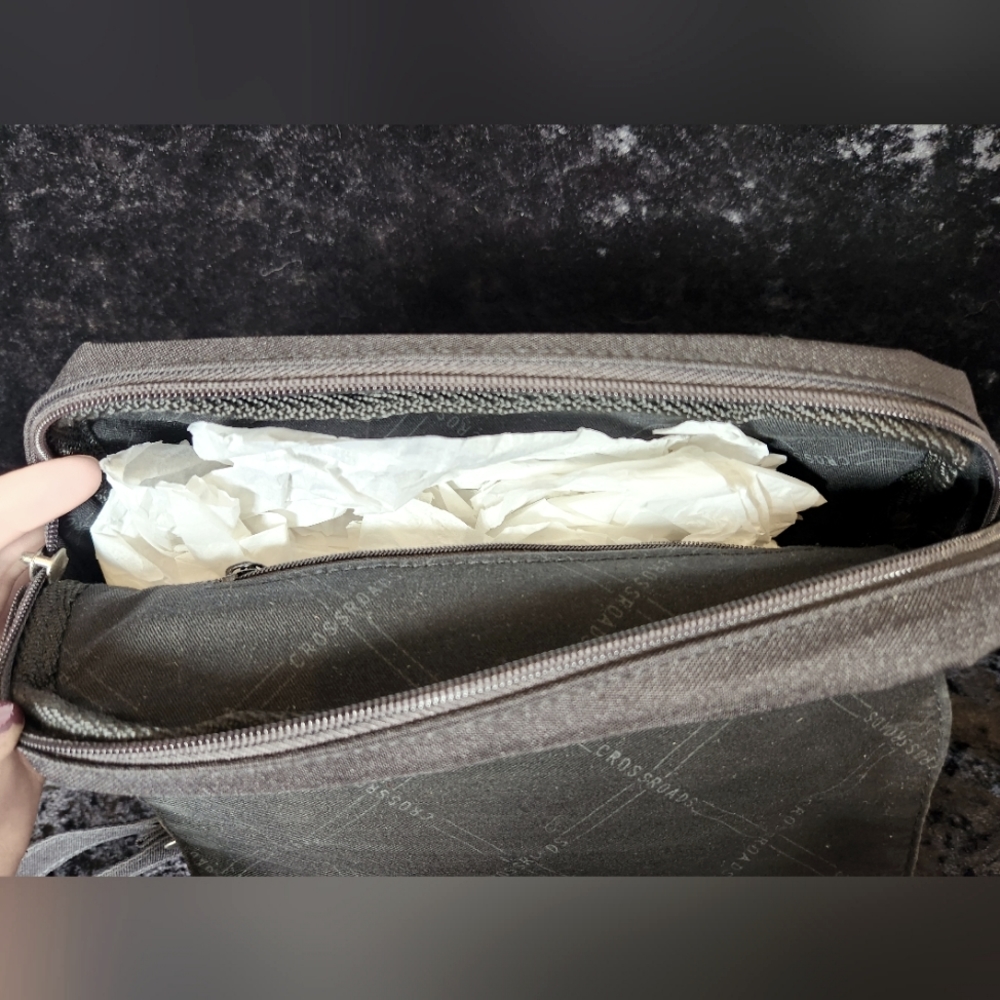 Crossroads Small Black Nylon Backpack - image 5